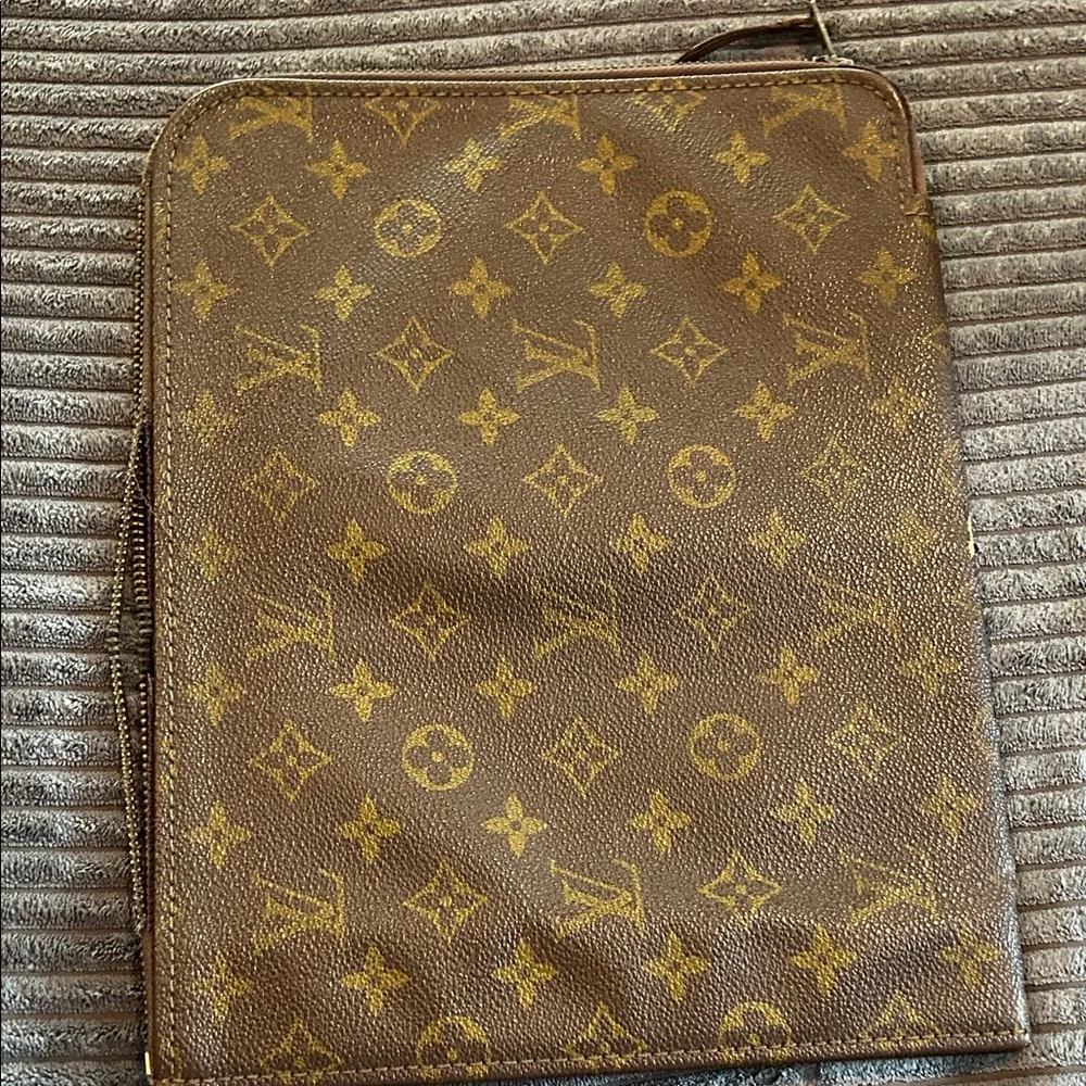 Vintage Louis Vuitton Monogram Canvas Poche Documents Portfolio Case